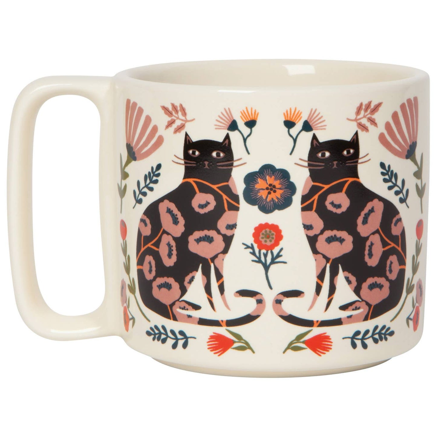 Catbloom Midi Studio Mug handle on left side