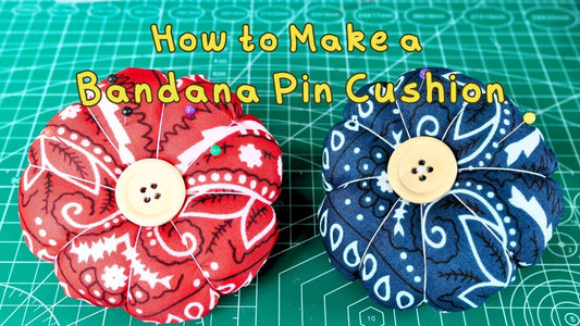 How to Make a Bandana Pin Cushion Wristband