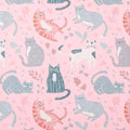 Funny Cats in Pink