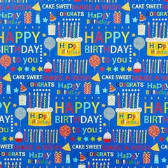 Feliz cumpleaños a tí azul