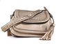 Alice Classic Vegan Leather Saddle Satchel Woven Bag