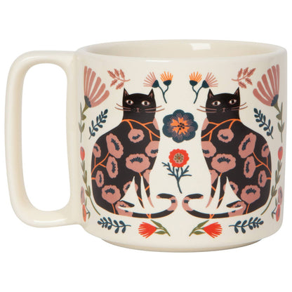 Catbloom Midi Studio Mug handle on left side
