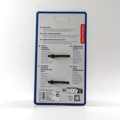 Back of the package of 16-in-1 Wooden Multi-Tool