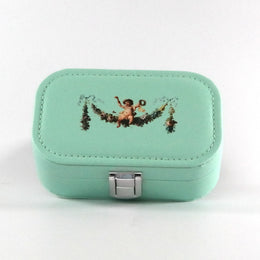 Cupid with Floral Garland Jewelry Box × 1
