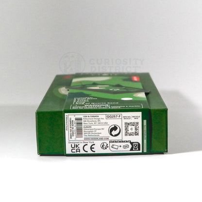 Bottom view of the box of the Desktop Mini Golf Set