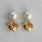 Geometric Freshwater Pearl Earrings