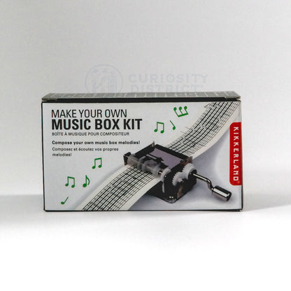 Front view of the Box of the DIY Make Your Own Music Box Kit