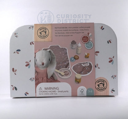 My first Doll Set Box back view