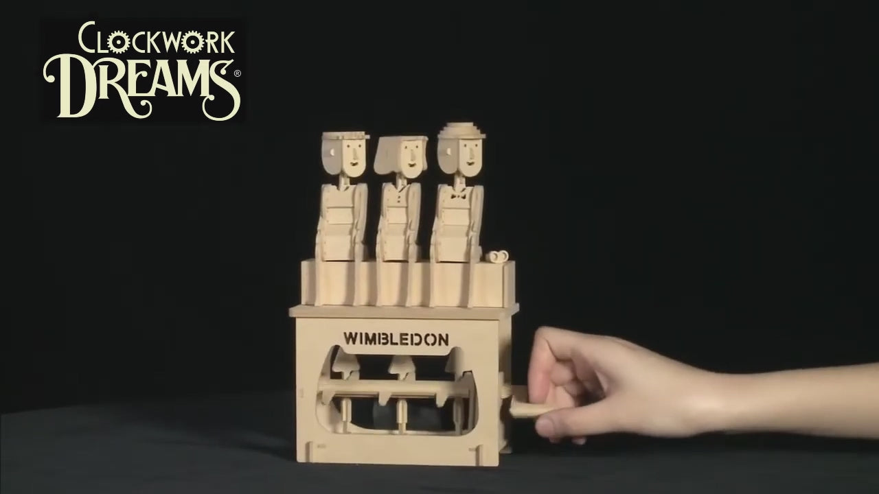 Video Showcasing Spectators Automata Natural Wood 