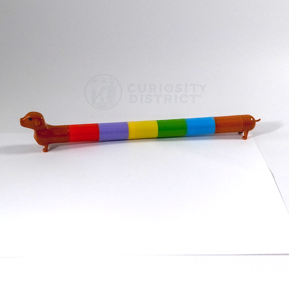 Image showing the Rainbow Dachshund Markers put together
