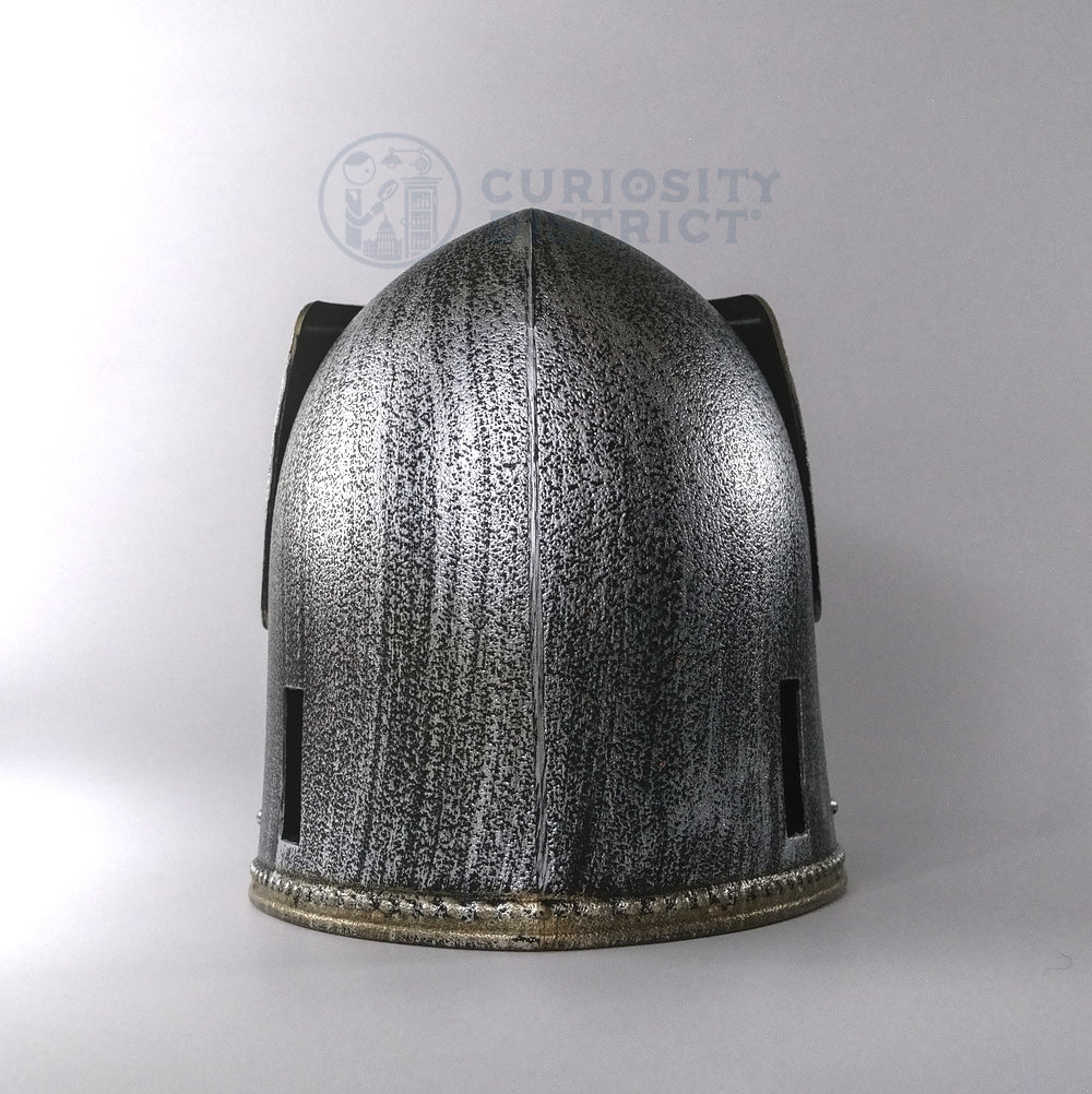 Knight Medieval Helmet front back View
