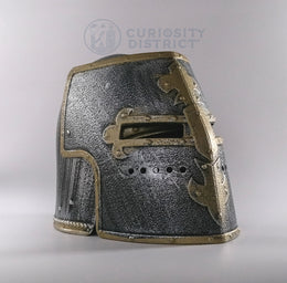 Casco medieval de caballero de cuento de hadas para niños × 1