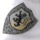 Escudo medieval de caballero de cuento de hadas para niños