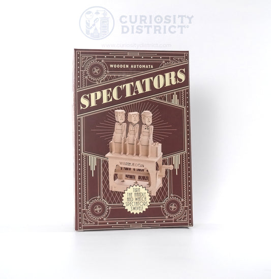 Spectators Automata Natural Wood Set Box front view