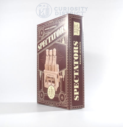 Spectators Automata Natural Wood Set Box front side view